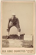Charles Andrew Farrell, Catcher, Chicago, from the series Old Judge Cigarettes