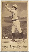 Card 6, from the Girl Baseball Players series (N48, Type 1) for Virginia Brights Cigarettes