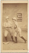 Stealing Second, from the Girl Baseball Players series (N48, Type 2) for Virginia Brights Cigarettes