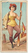 Boat Racer, from the Occupations of Women series (N502) for Frishmuth's Tobacco Company