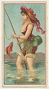 Fisherman, from the Occupations of Women series (N502) for Frishmuth's Tobacco Company