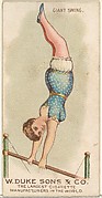 Giant Swing, from the Gymnastic Exercises series (N77) for Duke brand cigarettes