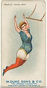 Trapeze, Flying Jump, from the Gymnastic Exercises series (N77) for Duke brand cigarettes