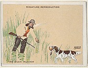 Card 314, The Duck Hunter, from the series "Artistic Pictures" (T32), issued by Liggett &amp; Myers Tobacco Company to promote Richmond Straight Cut Cigarettes