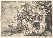 Aquaduct with Waterfall, from Six Landscapes in Tyrol