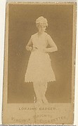 Loraine Badger, from the Actors and Actresses series (N45, Type 1) for Virginia Brights Cigarettes
