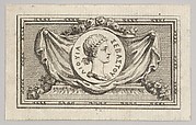 Medal with Portrait of Livy in the 5th Book, from Tibère ou les six premiers livres es Annales de Tacite Traduits par M. l'abbé de la Bléterie Professeur d'Eloquence au Collège Royal et de l'Académie Royale des Inscriptions et Belles-lettres. A Paris de l'Imprimerie Royale