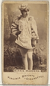 Minnie Maddern, from the Actors and Actresses series (N45, Type 1) for Virginia Brights Cigarettes