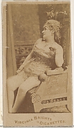 From the Actors and Actresses series (N45, Type 4) for Virginia Brights Cigarettes