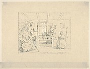 Making Clothes for the Boys in the Army (from Confederate War Etchings)