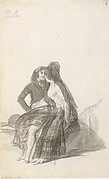 Lovers Sitting on a Rock