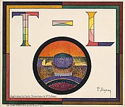 Application of Charles Henry's Chromatic Circle; Théâtre-Libre playbill of January 31, 1889