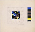 Fabric Design, leaf, branch, and circle motif