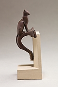 Cat on a handle