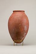 Red polished ware jar