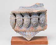 Blue-Painted Jar Fragment With Molded Decoration from Malqata