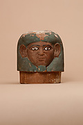 Canopic jar lids of Ukhhotep