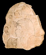 Ostracon With a Royal Head