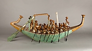 Funerary Boat being Rowed