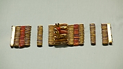 Cuff Bracelet with Cat Amulets