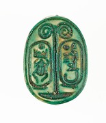 Scarab with the Throne Names of Thutmoses III and Hatshepsut