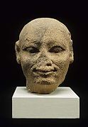 Head of a male statue
