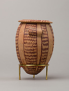 Decorated ware jar with lug handles