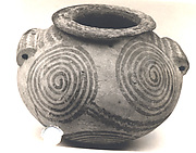 Jar with two handles