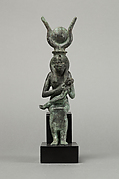 Statuette of Isis nursing Horus