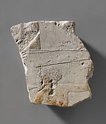 Fragment from a battle scene depicting a foreigner throwing a spear and holding a distinctive shield