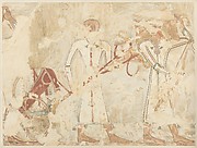 Syrians Bringing an Ingot and a Chariot, tomb of Rekhmire