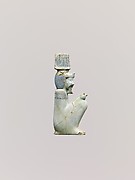 Inlay depicting the squatting god Anhur (Onuris) facing right