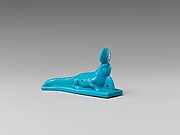 Falcon-headed crocodile amulet
