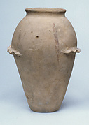 Wavy-handled jar
