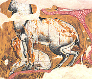 Facsimile painting from the Tomb of Qenamun