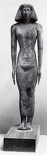 Standing statue of Merti's wife