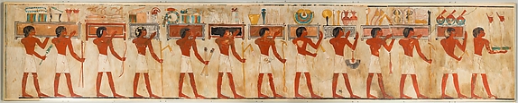 Offering Bearers in a Funerary Procession, Tomb of Rekhmire