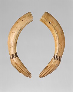 Pair of Ivory Clappers