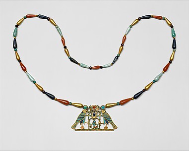 Pectoral and Necklace of Sithathoryunet with the Name of Senwosret II