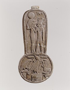 Menat of Taharqo: the King Being Nursed by the Lion-Headed Goddess Bastet