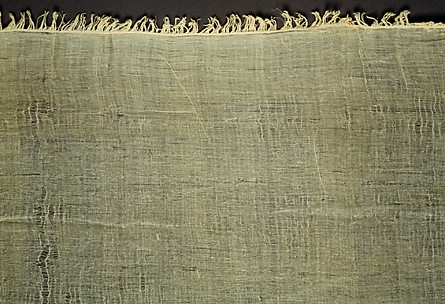 Length of Very Sheer Linen Cloth; linen mark