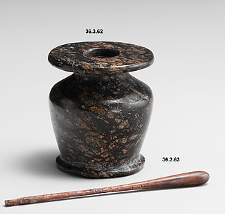 Kohl Jar and Stick (with 36.3.63)