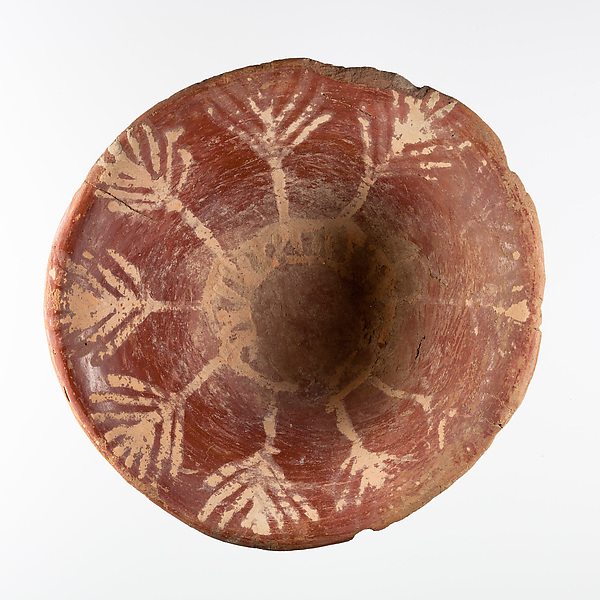 White Cross-lined Ware Bowl