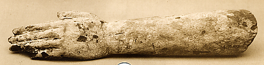 Arm from a female statue from Perneb's tomb