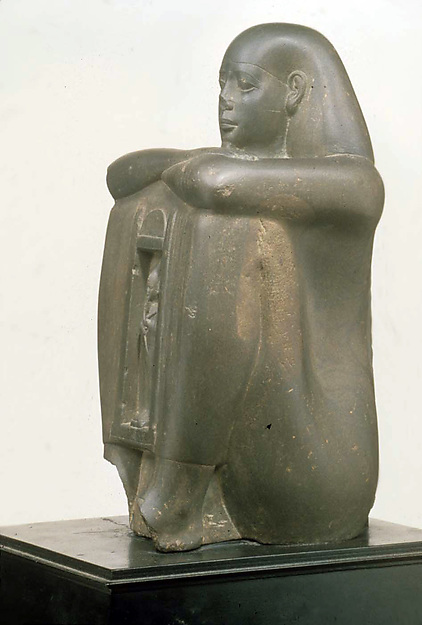 Naophorous Block Statue of a Governor of Sais, Psamtik[seneb]