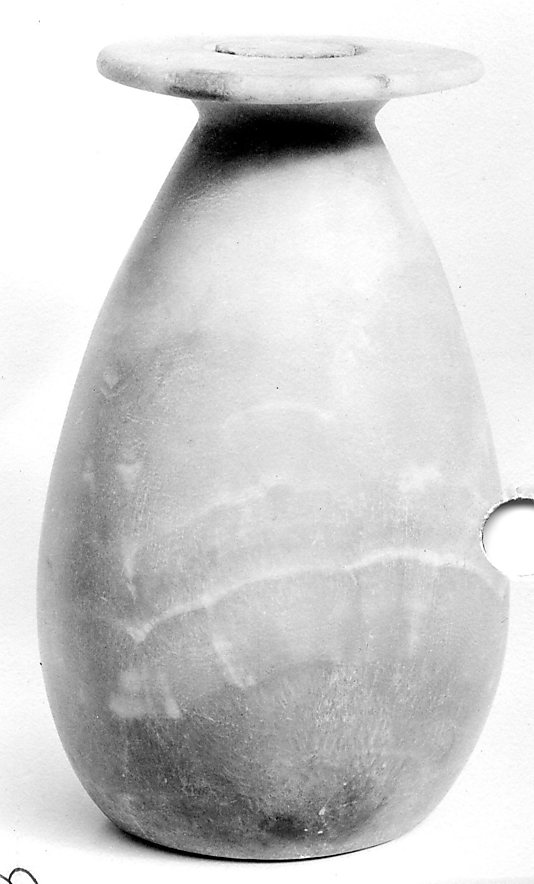 Tall Pear-Shaped Jar with Lid