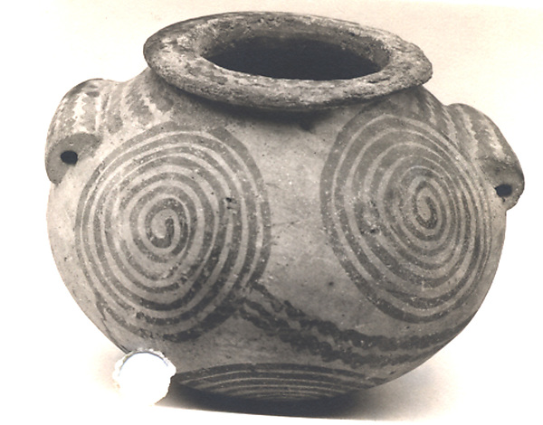 Jar with two handles