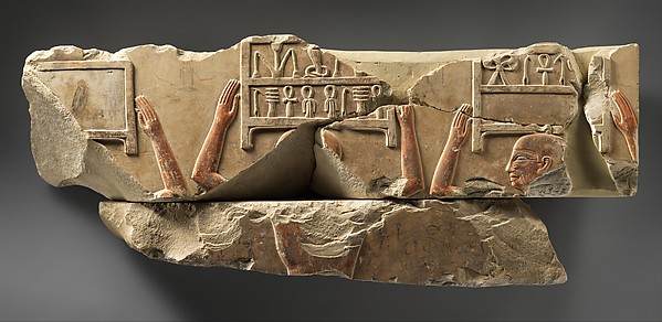 Relief of offering bearers carrying boxes