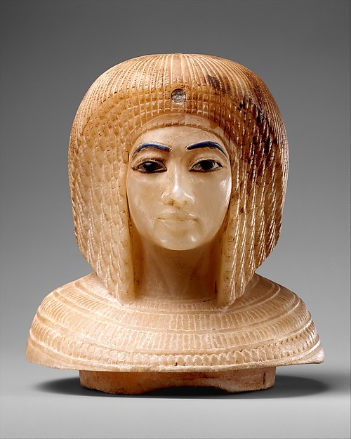 Canopic Jar with a Lid in the Shape of a Royal Woman's Head