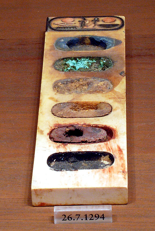 Painter's Palette Inscribed with the Name of Amenhotep III